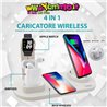 Supporto di ricarica Wireless 4 in 1
