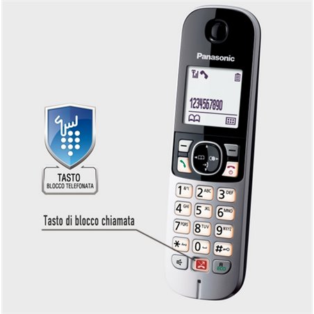 Cordless Panasonic KX-TG6851 con vivavoce