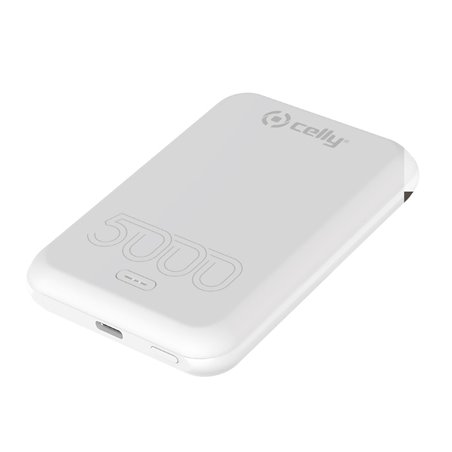 Celly MAGPB5000EVO - MagSafe Wireless Power Bank 5000 Mah