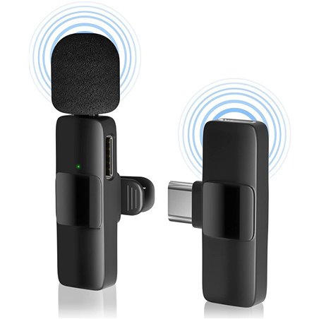 Microfono Wireless esterno per smartphone attacco Type-C