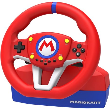 HORI Volante da corsa Mario Kart Racing Wheel Pro Mini per Nintendo Switch
