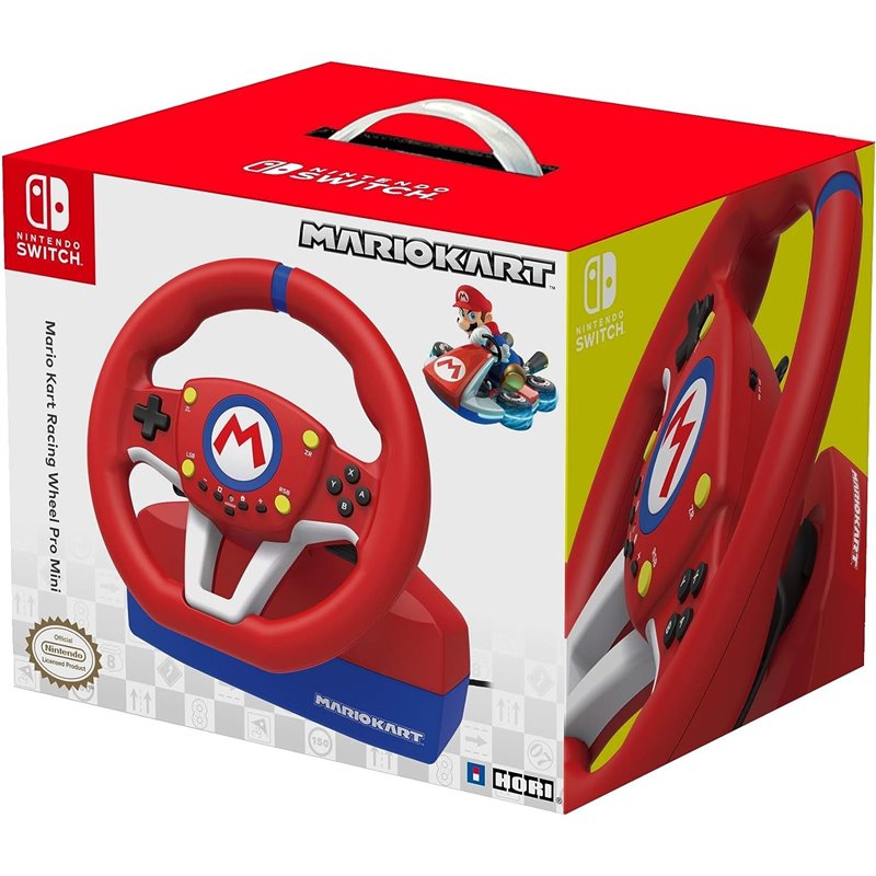 HORI Volante da corsa Mario Kart Racing Wheel Pro Mini per Nintendo Switch