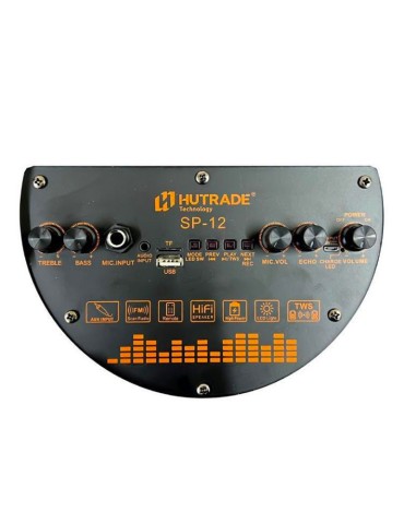 Hutrade Cassa bluetooth a batteria con microfono SP12 2