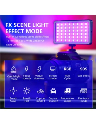 Mini luce LED portatile per foto e video 2