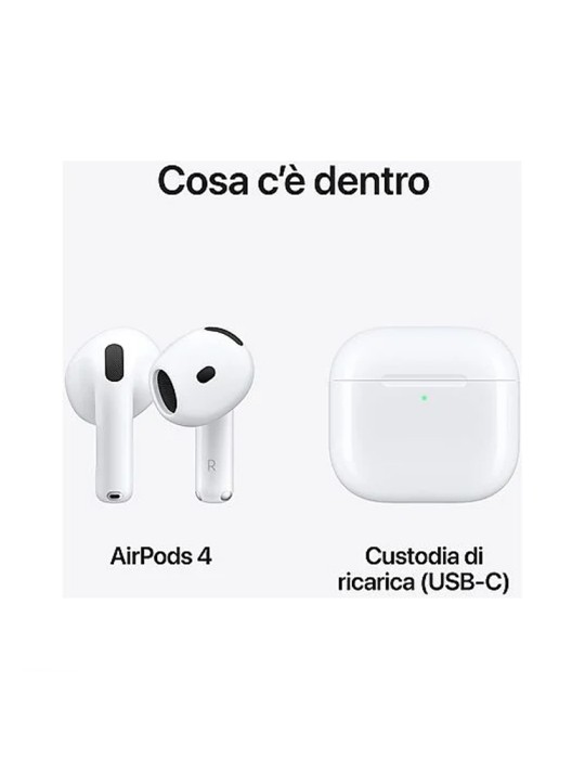 Apple Airpods 4 ANC - con cancellazione attiva del rumore