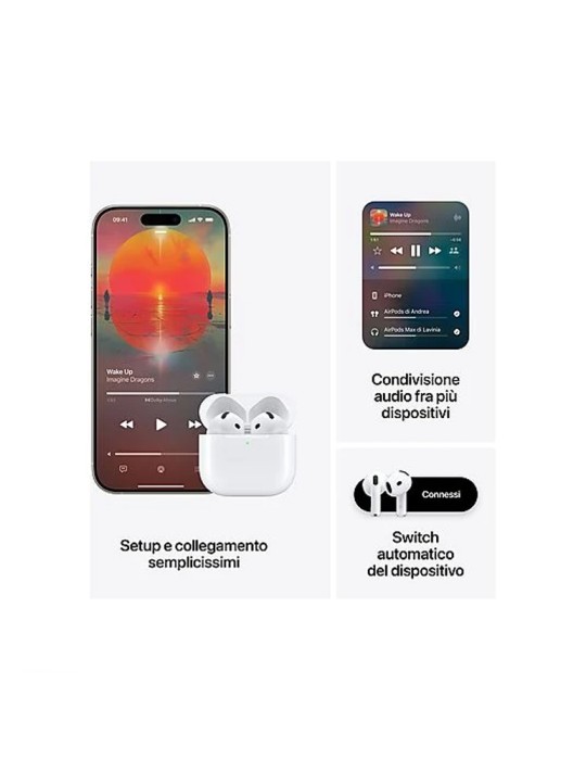 Apple Airpods 4 ANC - con cancellazione attiva del rumore
