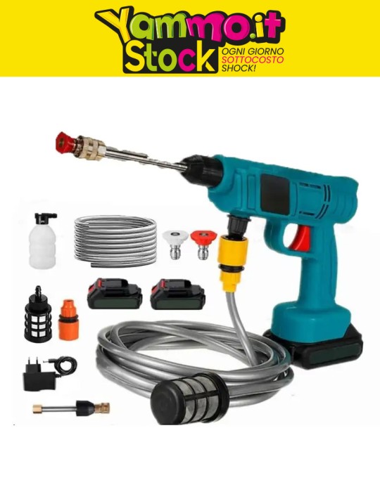 Idropulitrice a batteria con doppia batteria