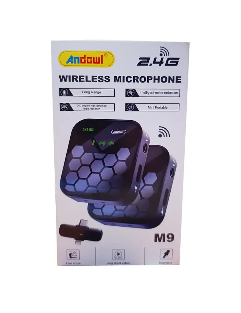 Microfono Wireless per Smartphone Andowl - 2.4G
