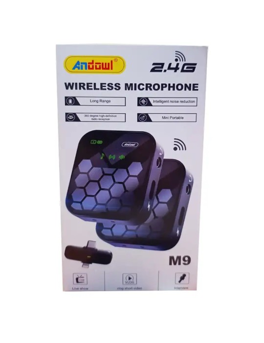 Microfono Wireless per Smartphone Andowl - 2.4G