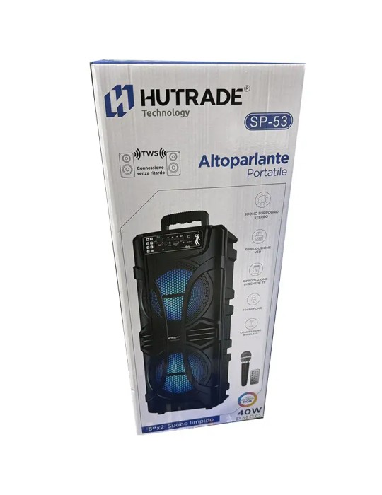 HUTRADE SP-53 - Cassa Bluetooth Portatile