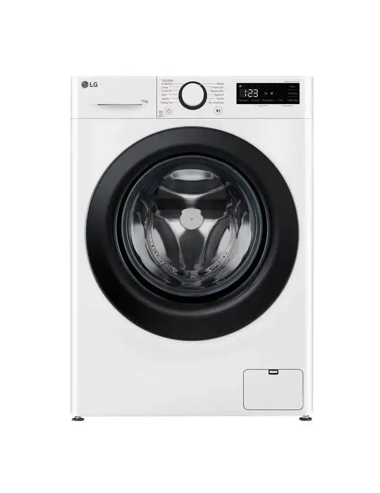 Lg f4r3011nswb lavatrice 11kg ai dd, classe a-10%, 1400 giri, lavaggio a vapore