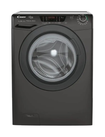 Candy Lavatrice 8 Kg Classe A-10% Motore Inverter Wi-Fi Nero - HE1584TWMBB6-S Ultra Hygiene