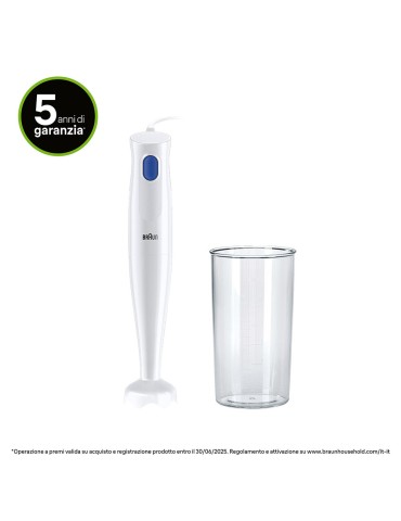 Braun MultiQuick 1 MQ10.001P Minipimer Frullatore ad immersione
