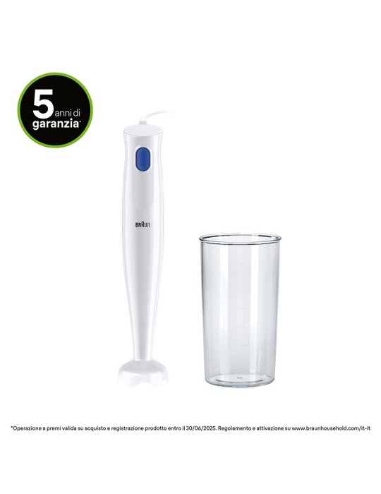 Braun MultiQuick 1 MQ10.001P Minipimer Frullatore ad immersione