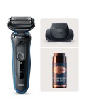Rasoio elettrico Braun Series 5 51-B1200s e Crema viso e barba King C. Gillette 100 ml