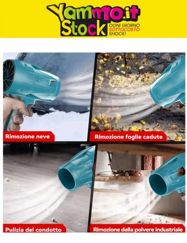 Soffiatore Portatile con due batterie incluse 2