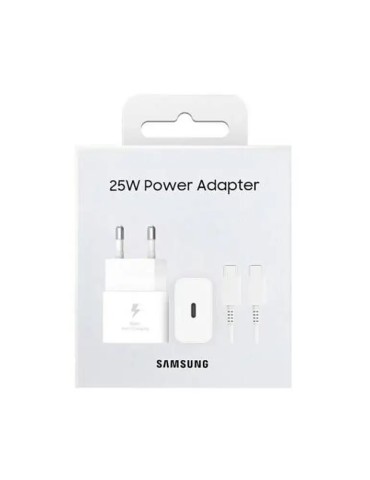 Samsung Caricabatterie Super Fast Charging (25W) con cavo da USB Type-C a USB Type-C