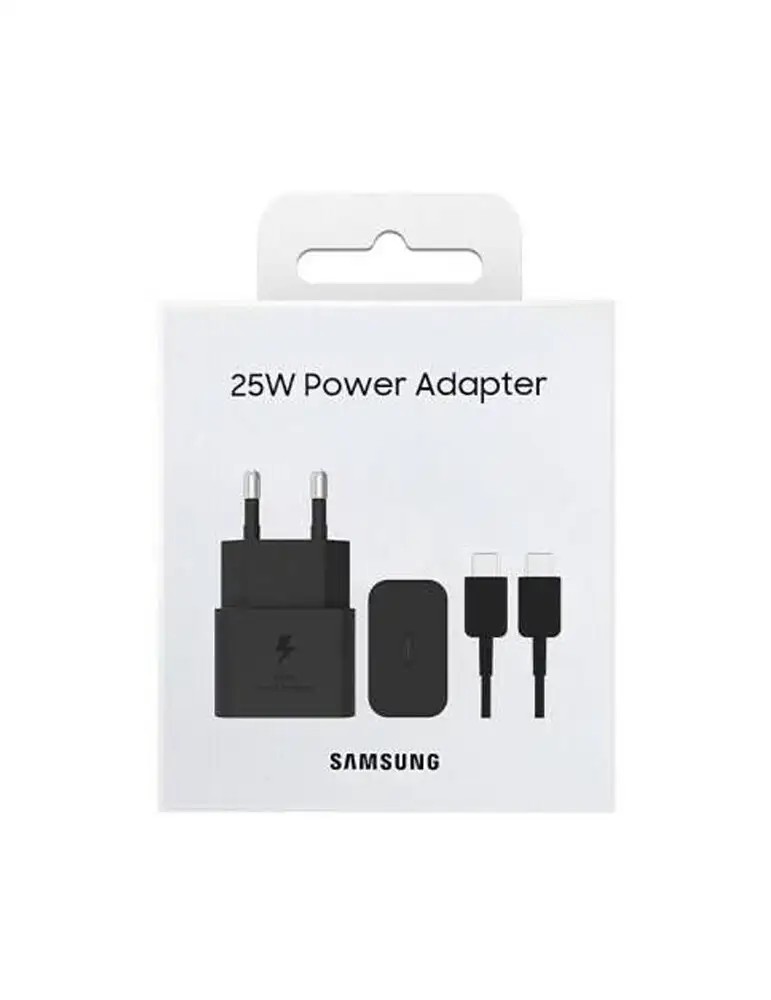 Samsung Caricabatterie Super Fast Charging (25W) con cavo da USB Type-C a USB Type-C