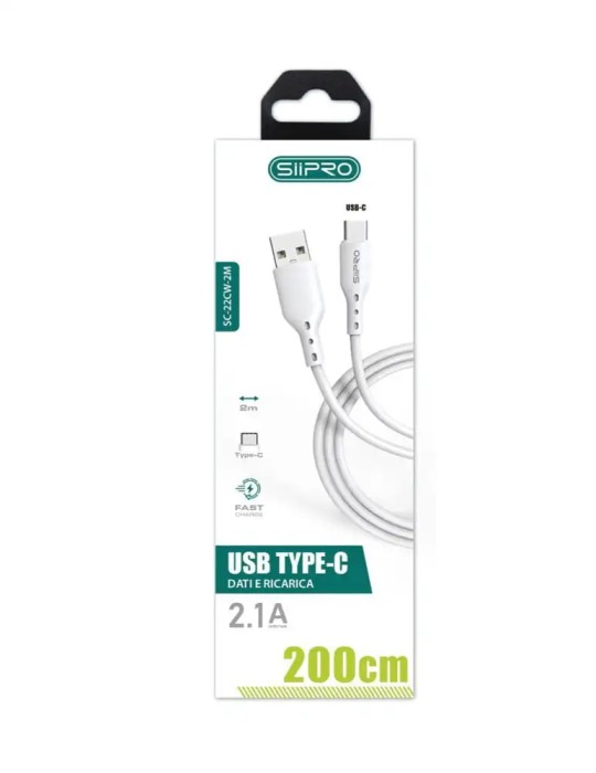 SIIPRO Cavo 3 in 1 - 2.1A - 2 MT
