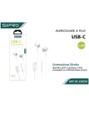 Cuffie Auricolari Type-C con Filo - 1.2 Metri -SIIPRO SE-102CW