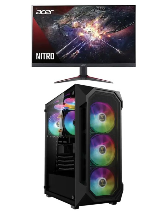 GAMING BUNDLE: Monitor Gaming Acer Nitro 144hz + Gaming PC GeForce 3060 12GB