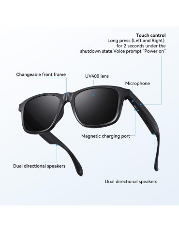 Occhiali Smart Sunglasses  Bluetooth