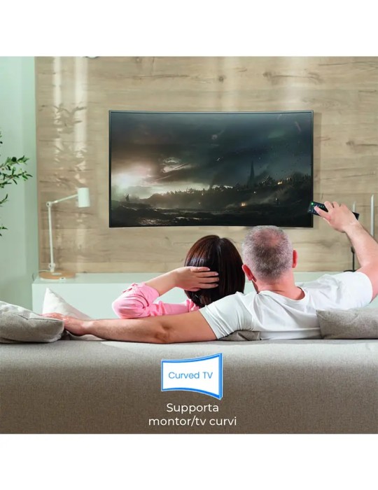 Vultech BTV-T55120LITE Supporto Fisso Staffa da Parete per TV da 55’’ a 120’’ pollici - Max VESA 900x600