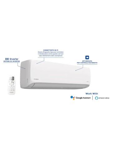 CONDIZIONATORE HYUNDAI MONO SPLIT 12000 BTU - WSHN-125CGA - CLASSE A+++