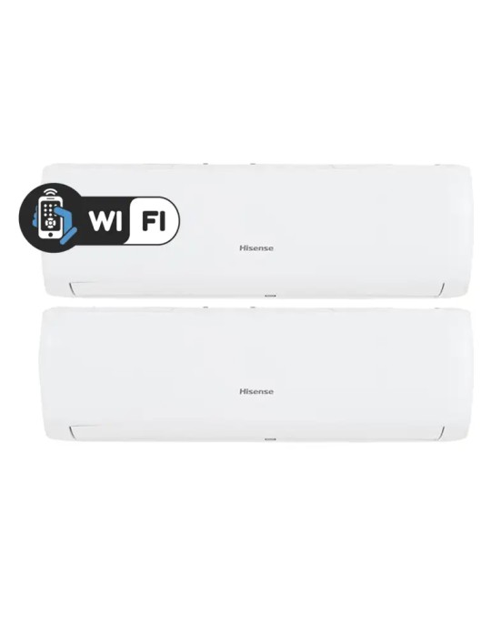 CONDIZIONATORI DUAL SPLIT HISENSE IQPLUS WIFI - CJMR0902G - 9000+9000 BTU - A++/A+