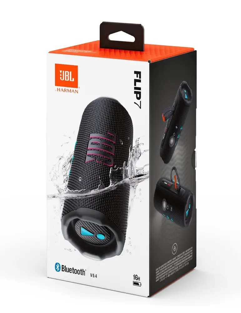 JBL Flip 7 Speaker Bluetooth Portatile Wireless, 16 Ore di Autonomia, Impermeabile IP68