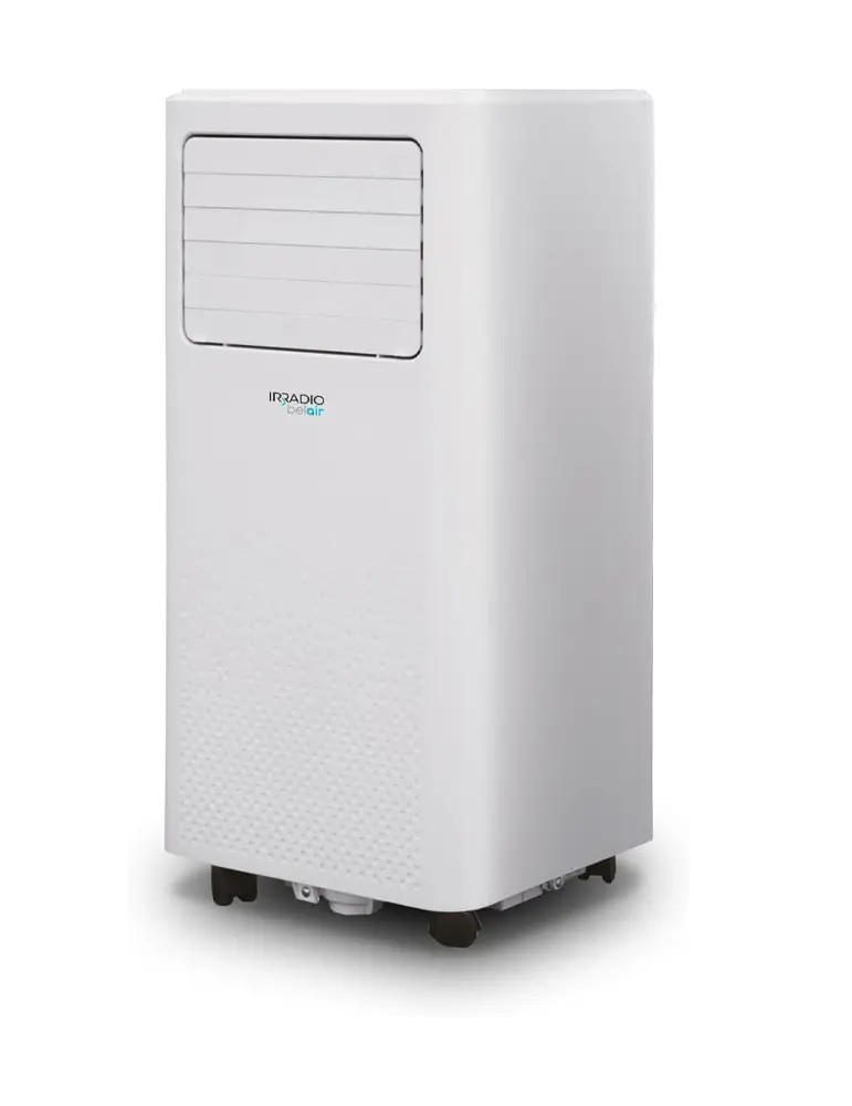 IRRADIO belair VIGO 7, Condizionatore Portatile 7000 BTU con Pompa di Calore e Deumidificatore