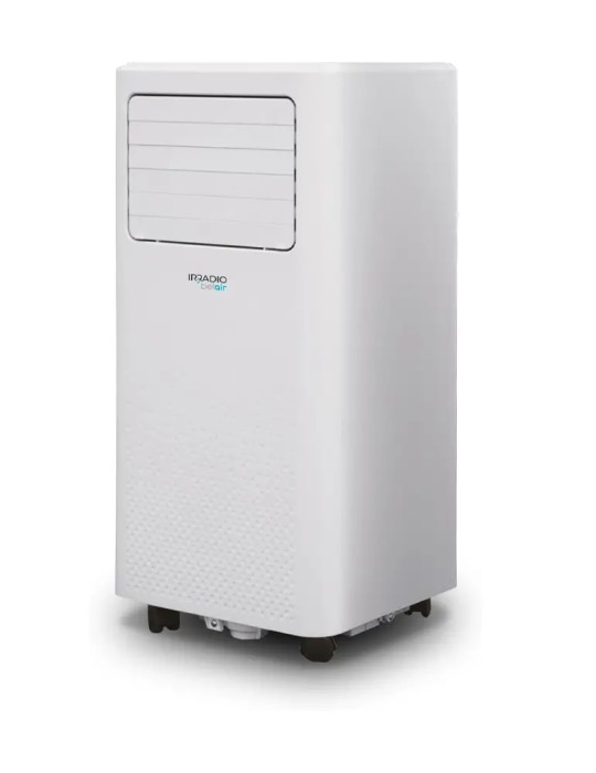 IRRADIO belair VIGO 7, Condizionatore Portatile 7000 BTU con Pompa di Calore e Deumidificatore