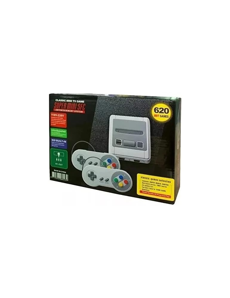 Console Super Mini SFC Mini Edition com 620 Videogames 8 Bits inclusi