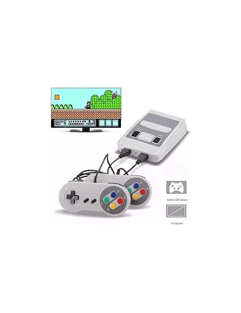 Console Super Mini SFC Mini Edition com 620 Videogames 8 Bits inclusi