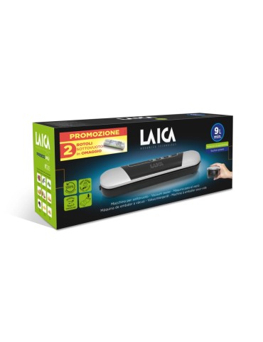 Kit sottovuoto laica "pz20100" con macchina da 9 l/min e sacchi