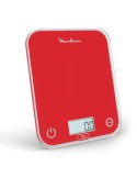 Moulinex BN50U3 bilancia da cucina Rosso Superficie piana Rettangolo Bilancia da cucina elettronica