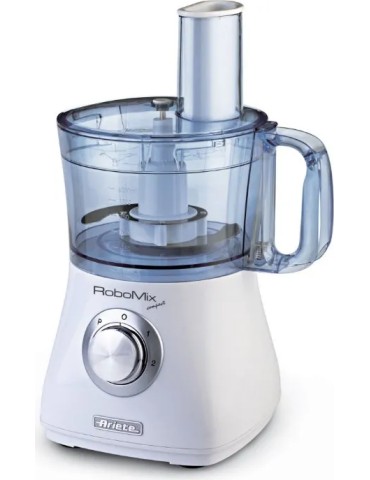 Ariete Robot da Cucina Capacità 2 Litri 2 Velocità Tasto Pulse Potenza 500 Watt colore Bianco - 1769 Robomix Compact