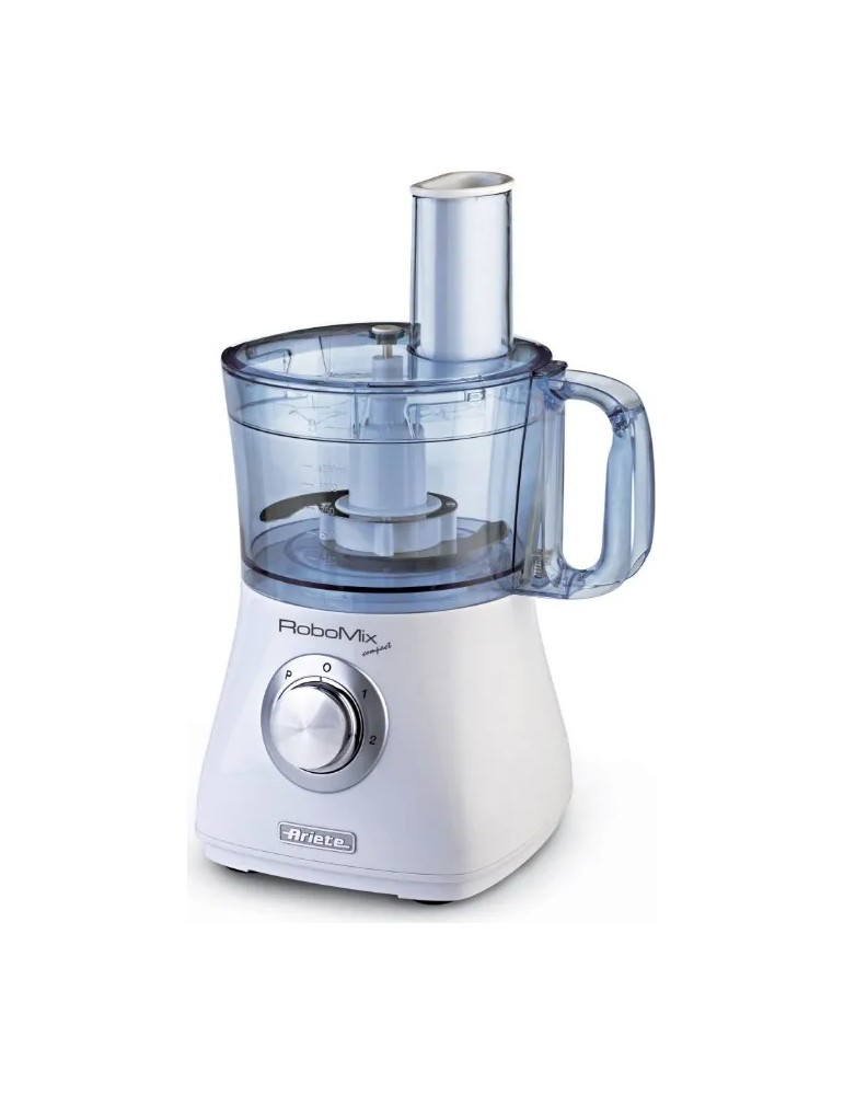 Ariete Robot da Cucina Capacità 2 Litri 2 Velocità Tasto Pulse Potenza 500 Watt colore Bianco - 1769 Robomix Compact