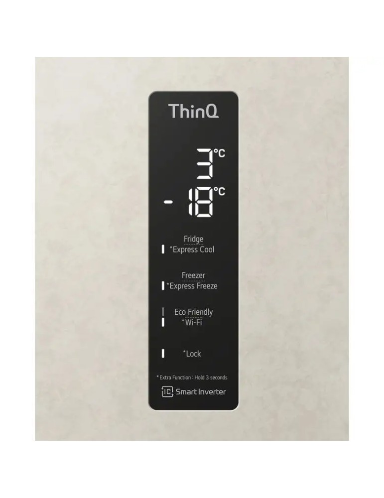 LG  Frigorifero con Congelatore Libera Installazione 462L - gbb567secmn.aseqeut