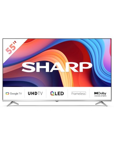 SHARP Google TV™ 55″ 4K Ultra HD QLED