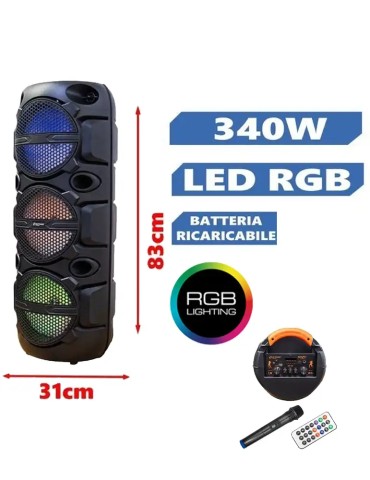 Cassa Bluetooth Hutrade Sp-59 RGB