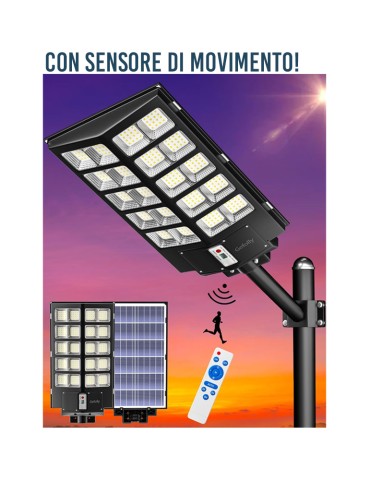 Lampione Solare Super Light - Staffa non Inclusa