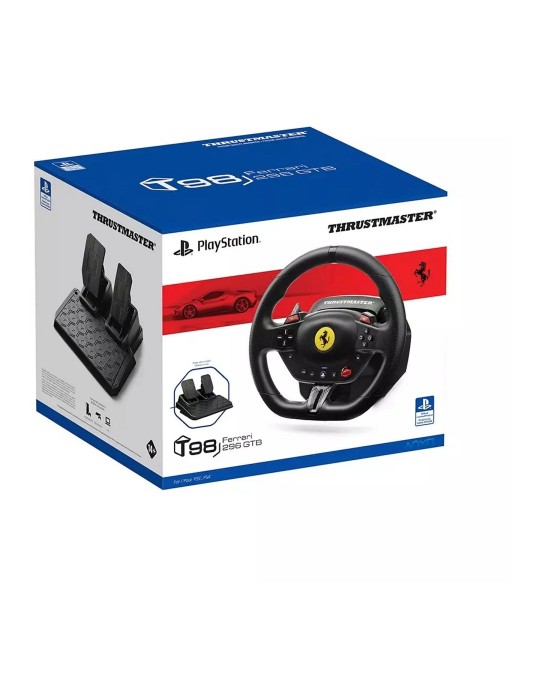 VOLANTE CON PEDALI THRUSTMASTER T98-P FERRARI 296 GTB - PS5/PS4/PC