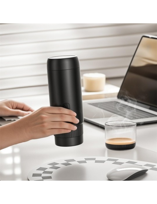 Macchina per caffè espresso portatile, 20 bar, per casa, campeggio, viaggi, ufficio, design compatto, con cavo USB