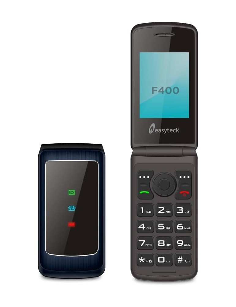 Easyteck Telefono cellulare F400 4G VoLTE