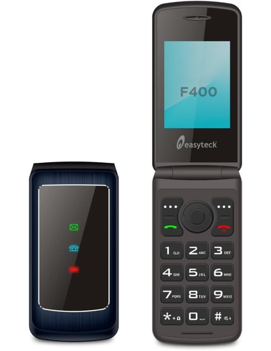 Easyteck Telefono cellulare F400 4G VoLTE