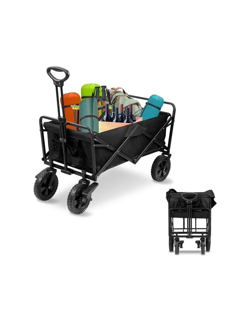 Carrello da giardino-spiaggia-multifunzione da trasporto pieghevole