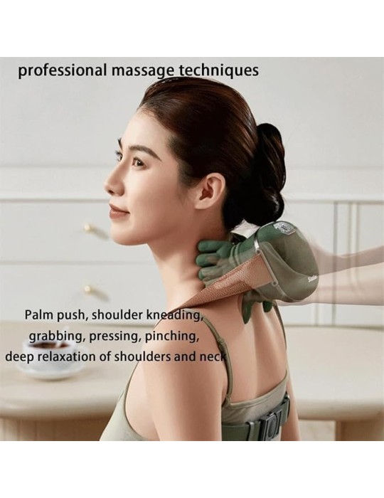 Massaggiatore per Collo E Spalle Con Pressione Delle Dita Shiatsu