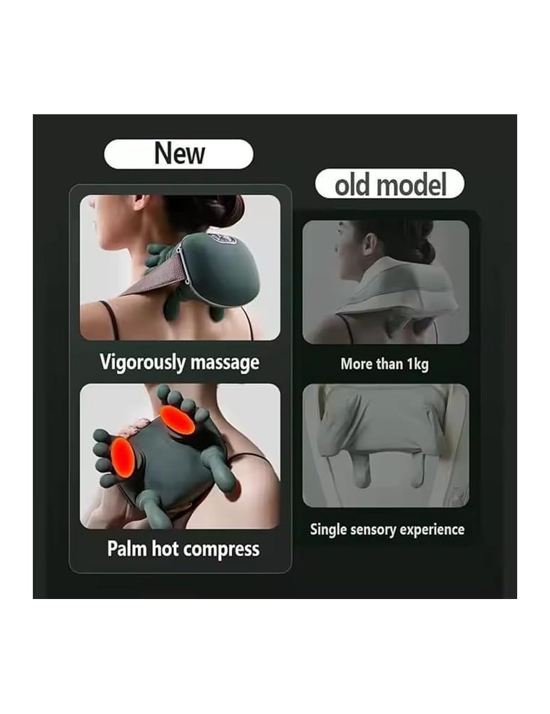Massaggiatore per Collo E Spalle Con Pressione Delle Dita Shiatsu