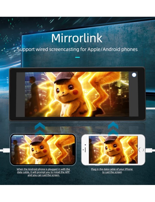 CARPLAY 10.26 pollici | Wireless Bluetooth FM Radio Car MP5 Player AHD Registratore Fotocamera